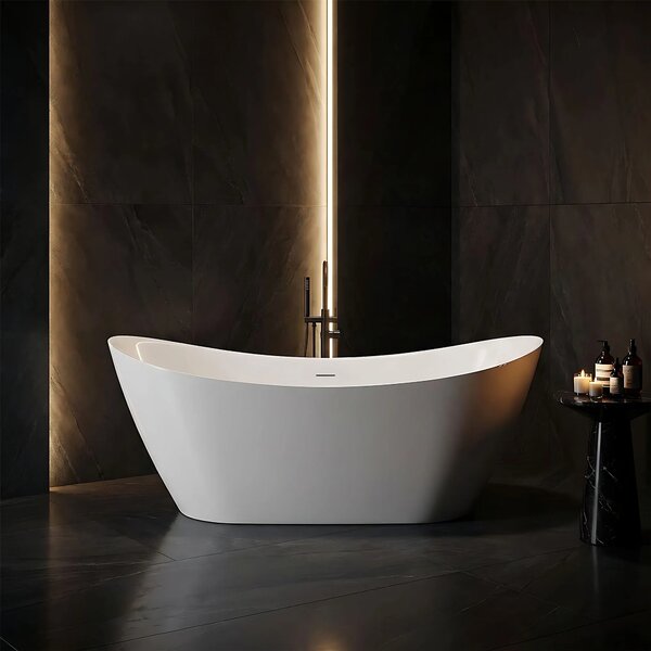 Vasca bagno da terra Rea Ferrano Slim 180