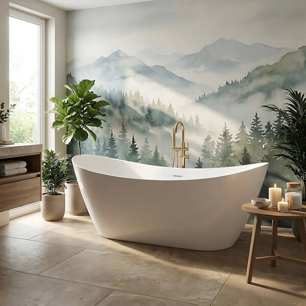 Vasca bagno da terra Rea Ferrano Slim 180