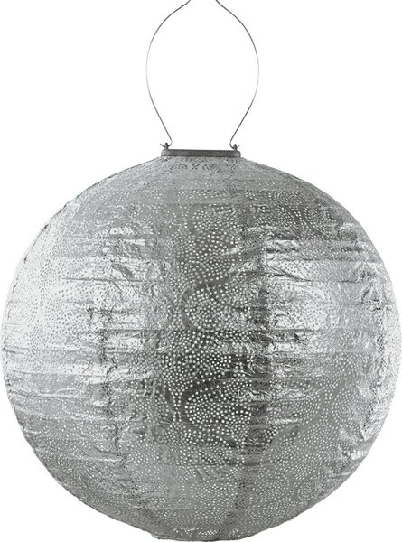 LUMIZ Illuminazione da giardino - Luci per esterni - Pizzo rotondo - 30cm - Argento