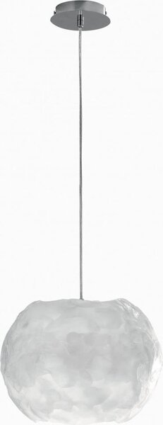 Lampada a sospensione Lampada da soffitto LED E27 Policarbonato/Metallo Ø.26,5 cm