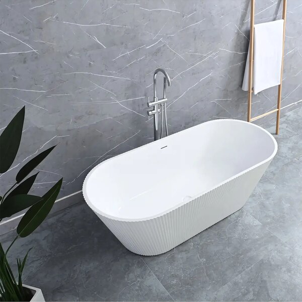 Vasca da bagno freestanding in acrilico OFELIA 170
