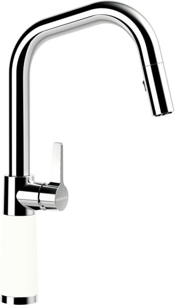 Rubinetto da cucina Schock SC-530 cromo/Cristadur bocca estraibile Linea Verde Giorno