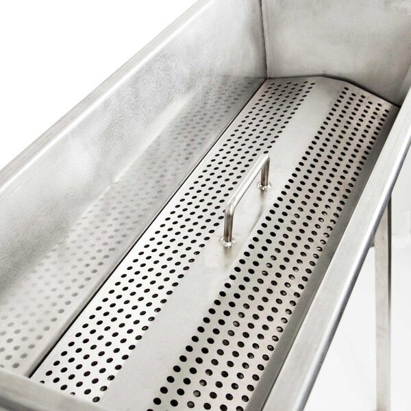 Griglia Mangal 80x34 cm in acciaio inossidabile da 2 mm per shashlik, barbecue a carbonella, griglia da tavolo