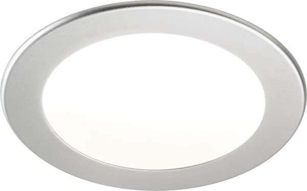 DOMUS LINE Plafoniera da incasso Smally XS D-Motion, effetto acciaio inossidabile
