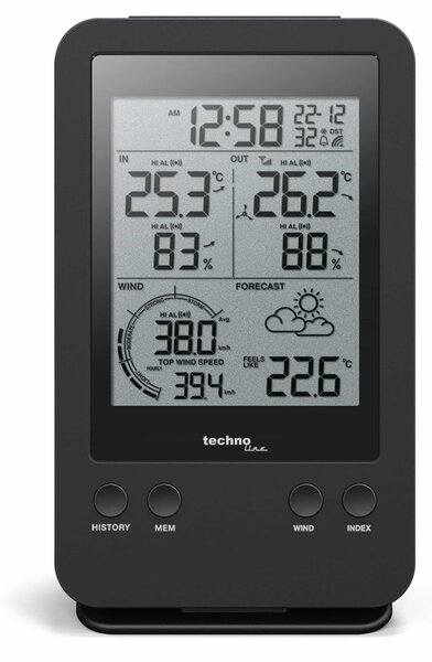 Stazione meteorologica TECHNOLINE WS 9008, con anemometro