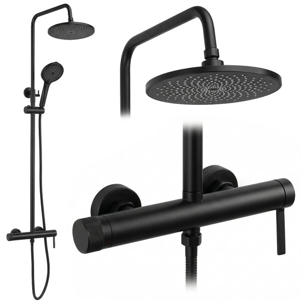 Set doccia Rea Rivo Black