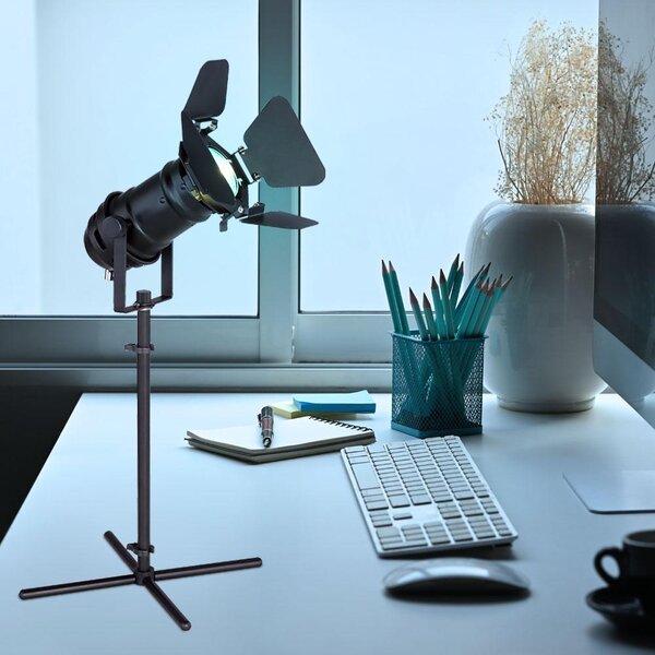 Lampada da tavolo a LED RGB, colore nero, controllo tramite app, altezza 48,5 cm