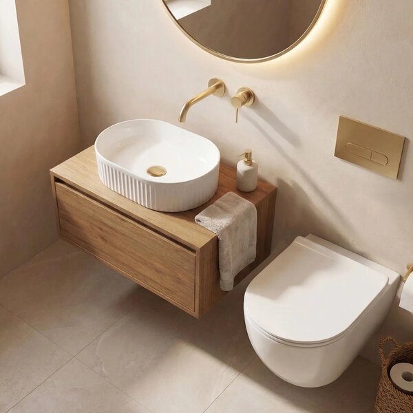 Lavabo da appoggio Rea Vanda 40 Mini