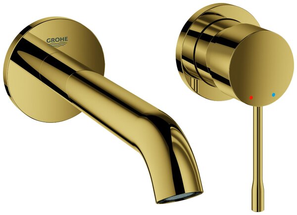 Miscelatore per lavabo a 2 fori ESSENCE proiezione 183mm cool sunrise