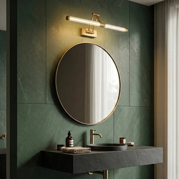Applique da bagno LED APP1900-1W 60cm BRUSH GOLD