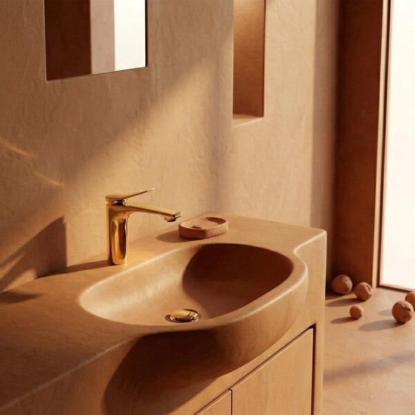 Rubinetto per lavabo PREMIUM Rea Vision Gold Low