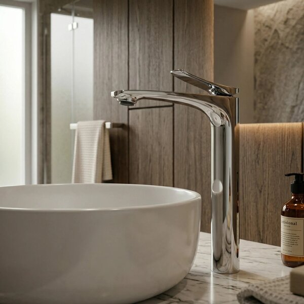 Rubinetto da lavabo PREMIUM Rea Vision Chrome High