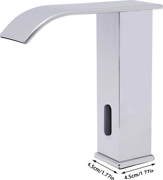 Rubinetto per lavello da cucina, comando senza contatto, acqua calda e fredda, BIANCO
