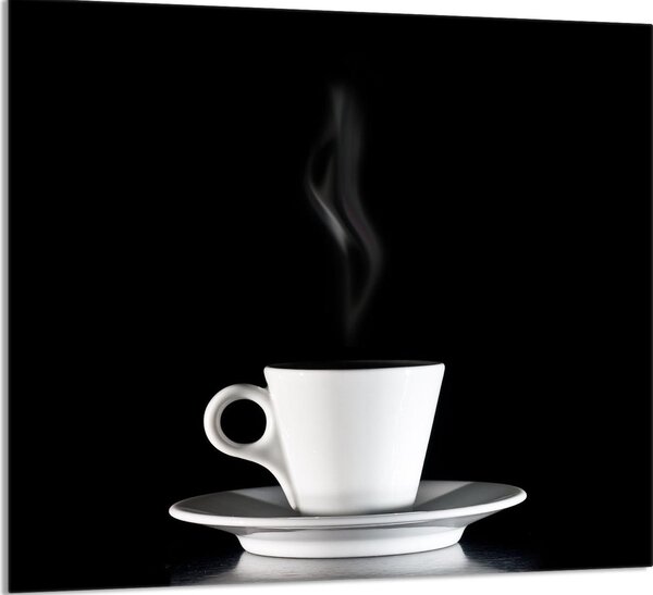 PIATTO IN VETRO PER CUCINA 65x60 Caffè