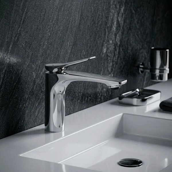 Rubinetto per lavabo PREMIUM Rea Vision Chrome Low
