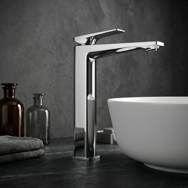 Rubinetto da lavabo PREMIUM Rea Prime Chrome High