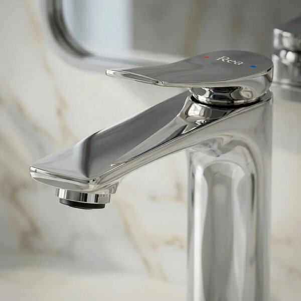 Rubinetto per lavabo PREMIUM Rea Vision Chrome Low
