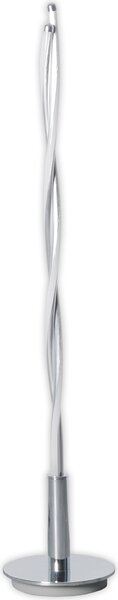 Lampada da tavolo Näve LED h: 85cm Twist - Materiale: metallo, acrilico - Colore: cromo, satinato; 3142042