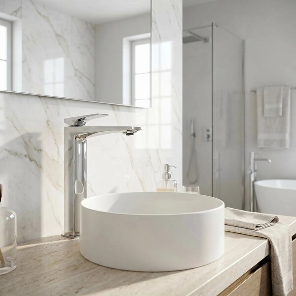 Rubinetto da lavabo PREMIUM Rea Prime Chrome High