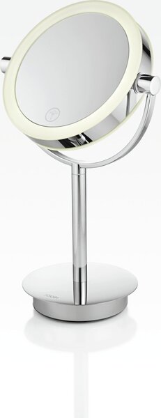 JOOP! TOUCH - Specchio da trucco con illuminazione a LED, finitura cromata