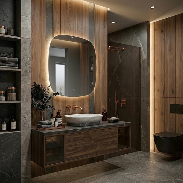 Specchio LED 70x70cm TOP