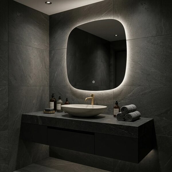 Specchio LED 70x70cm TOP