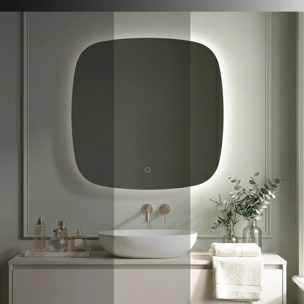 Specchio LED 70x70cm TOP