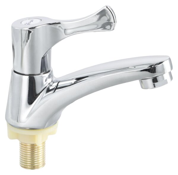 Rubinetto acqua fredda lavello - Lega di zinco - Compatto - G1/2 - Argento