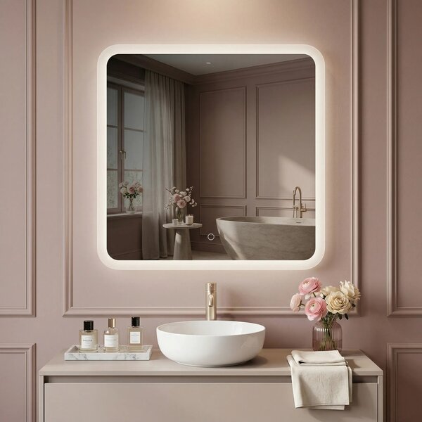 Specchio LED 70x70cm TOP-2