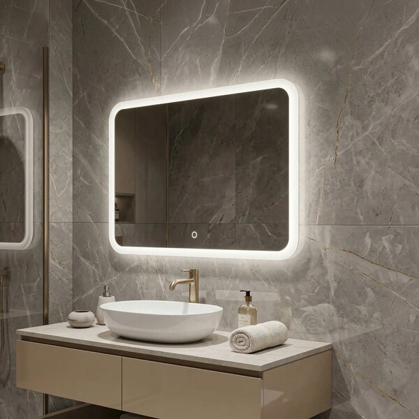 Specchio LED 80x60cm TOP-3