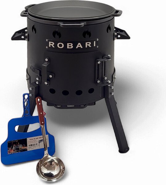 Set Utschak con Kasan da 15 L, coperchio per padella e accessori
