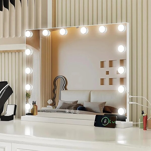 Specchio LED HOLLYWOOD White