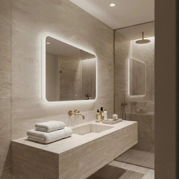 Specchio LED 80x60cm TOP-3