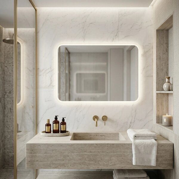 Specchio LED 80x60cm TOP-3