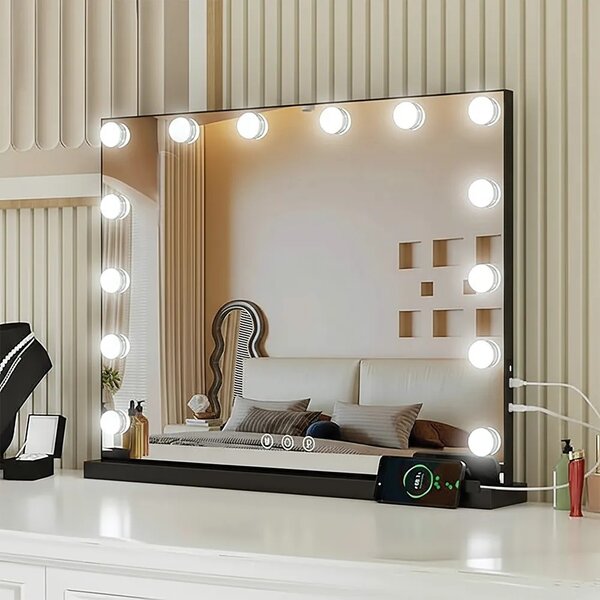 Specchio LED HOLLYWOOD Black