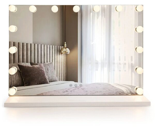 Specchio LED HOLLYWOOD White 80x60