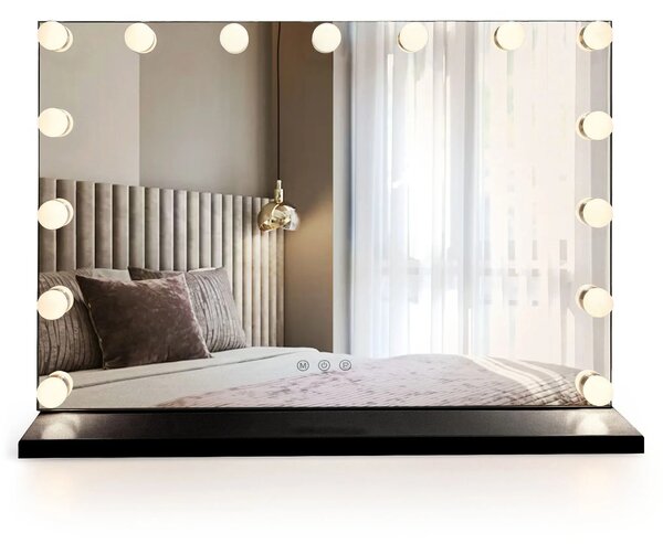 Specchio LED HOLLYWOOD Black 80x60