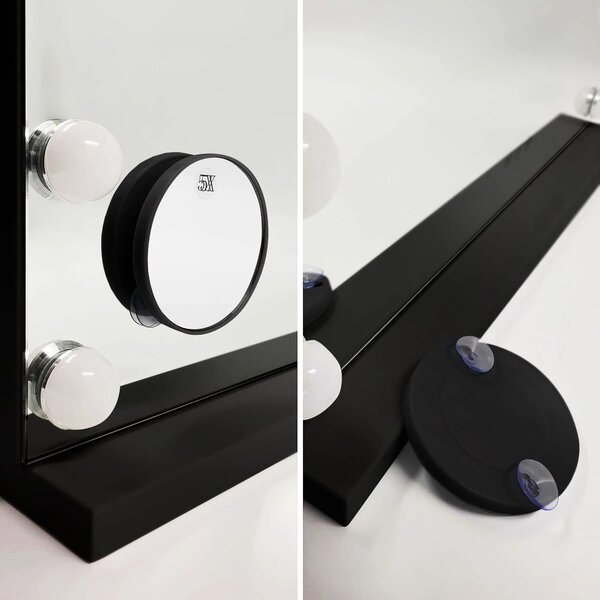 Specchio LED HOLLYWOOD Black 80x60