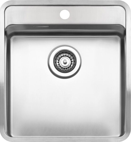 Lavello Reginox in acciaio inox OHIO 40-40 con foro per rubinetto da banco