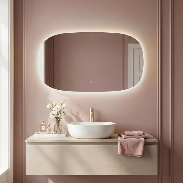 Specchio LED 100x60cm TOP-4