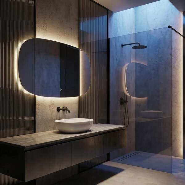 Specchio LED 100x60cm TOP-4