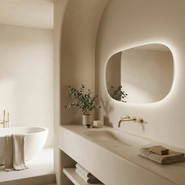 Specchio LED 100x60cm TOP-4