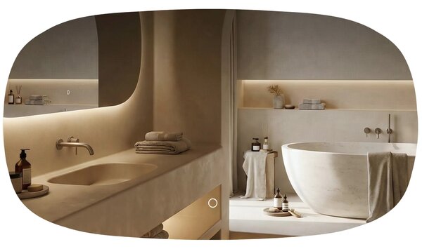 Specchio LED 100x60cm TOP-4