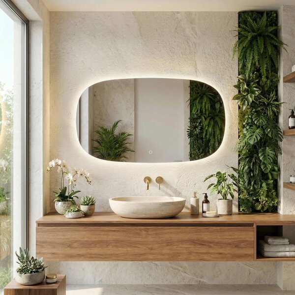 Specchio LED 100x60cm TOP-4