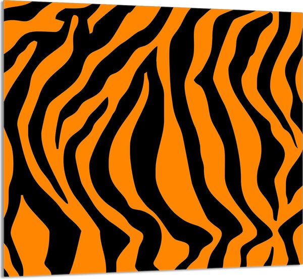 PIATTO IN VETRO PER CUCINA 65x60 Tiger