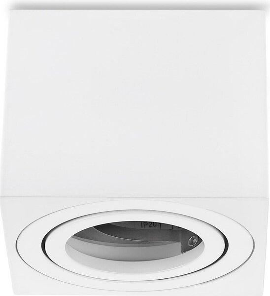 Faretto Sweet LED da incasso piatto angolare bianco in alluminio 230V