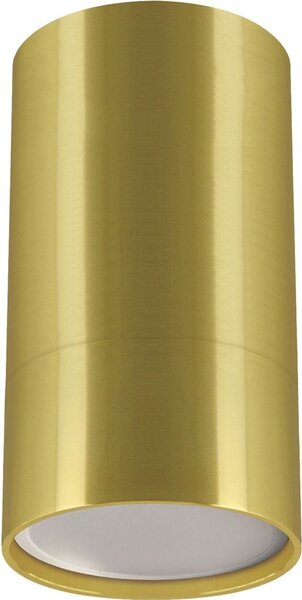 Faretto da soffitto in alluminio GU10 rotondo D: 5,5 cm con montaggio a superficie in oro