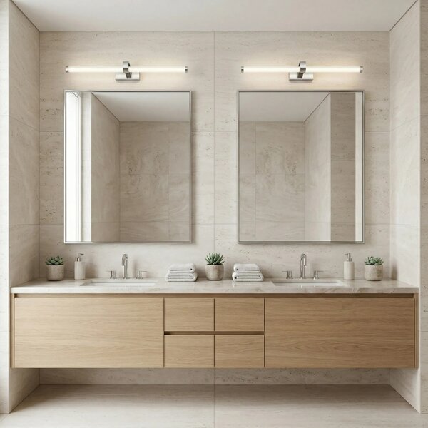 Applique da bagno LED APP1882-1W 60cm CHROME