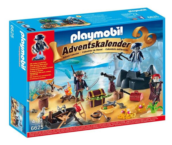 PLAYMOBIL 6625 Calendario dell'Avvento Misterioso Pirata Isola del Tesoro