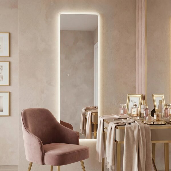 Specchio LED 150x50cm MOL-SQ